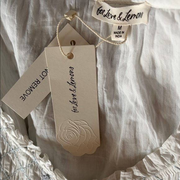 For Love And Lemons White Midi Dress - Picture 4 of 4